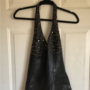 Small Vintage All Leather Firenze Santa’s Barbara Dress